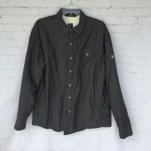 Kuhl Sherpa Lined Snap Shirt Size XL